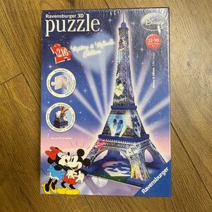 Disney Mickey & Minnie Edition Paris Eiffel Tower Ravensburger 3D Puzzle NEW